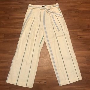 Ann Taylor Wide Leg linen pants